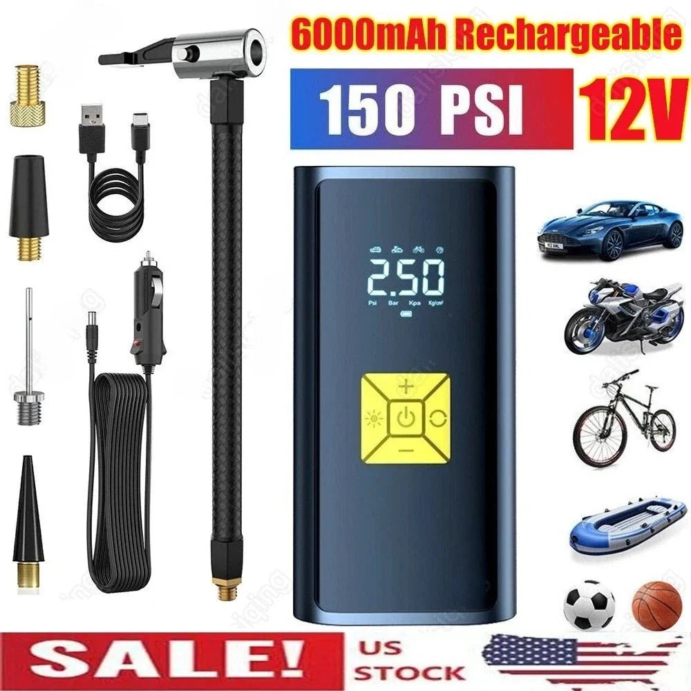 Cordless 150 PSI Tire Inflator
