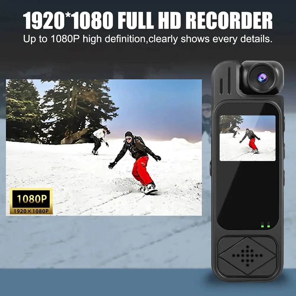 Portable HD 1080P Mini Camera Digital Video Recorder Worn Police Small Body Cam Infrared Night Vision Sports DV Camcorders
