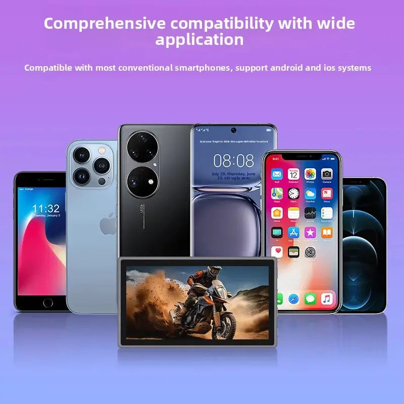 Wireless Selfie Monitor Screen for Iphone & Android Magnetic Phone Vlog Selfie Screen Back Camera Monitor for Vlog Live Stream