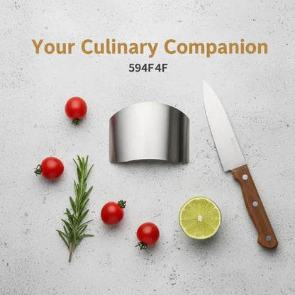 Stainless Steel Finger Guard Cut Resistant Vegetable Chopping Protector for Kitchen Cooking Food Slicing Tasks