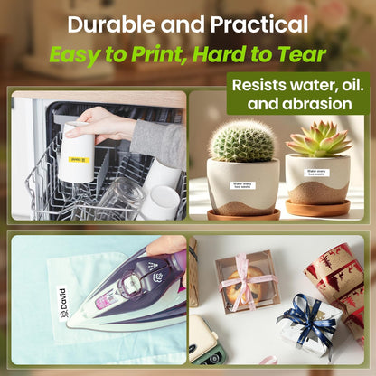 P15 Ribbon Printer, Rich Text/Icon Custom Ribbons Mini Bluetooth Portable Label Maker Machine with Tape, Cloth Tag, DIY Craft, Wedding Bouquet, Party Favor, Ribbon Wrap