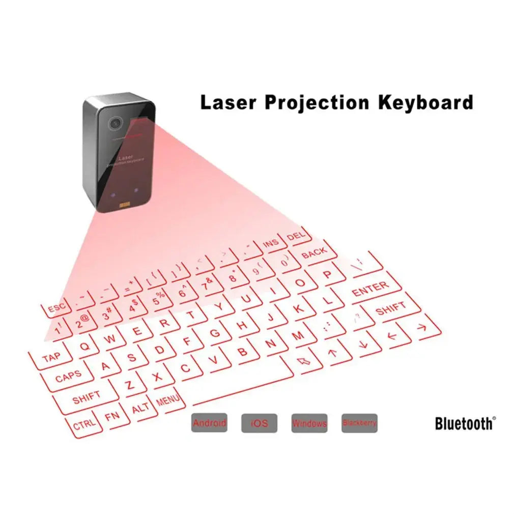 Wireless Laser Keyboard Portable Virtual Projection Bluetooth Keyboard for Android Smart Phone Tablet PC Notebook Dropshipping
