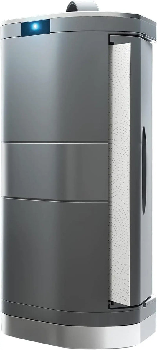 - Dispenser per Carta Da Appoggio, Senza Contatto, Colore: Grigio