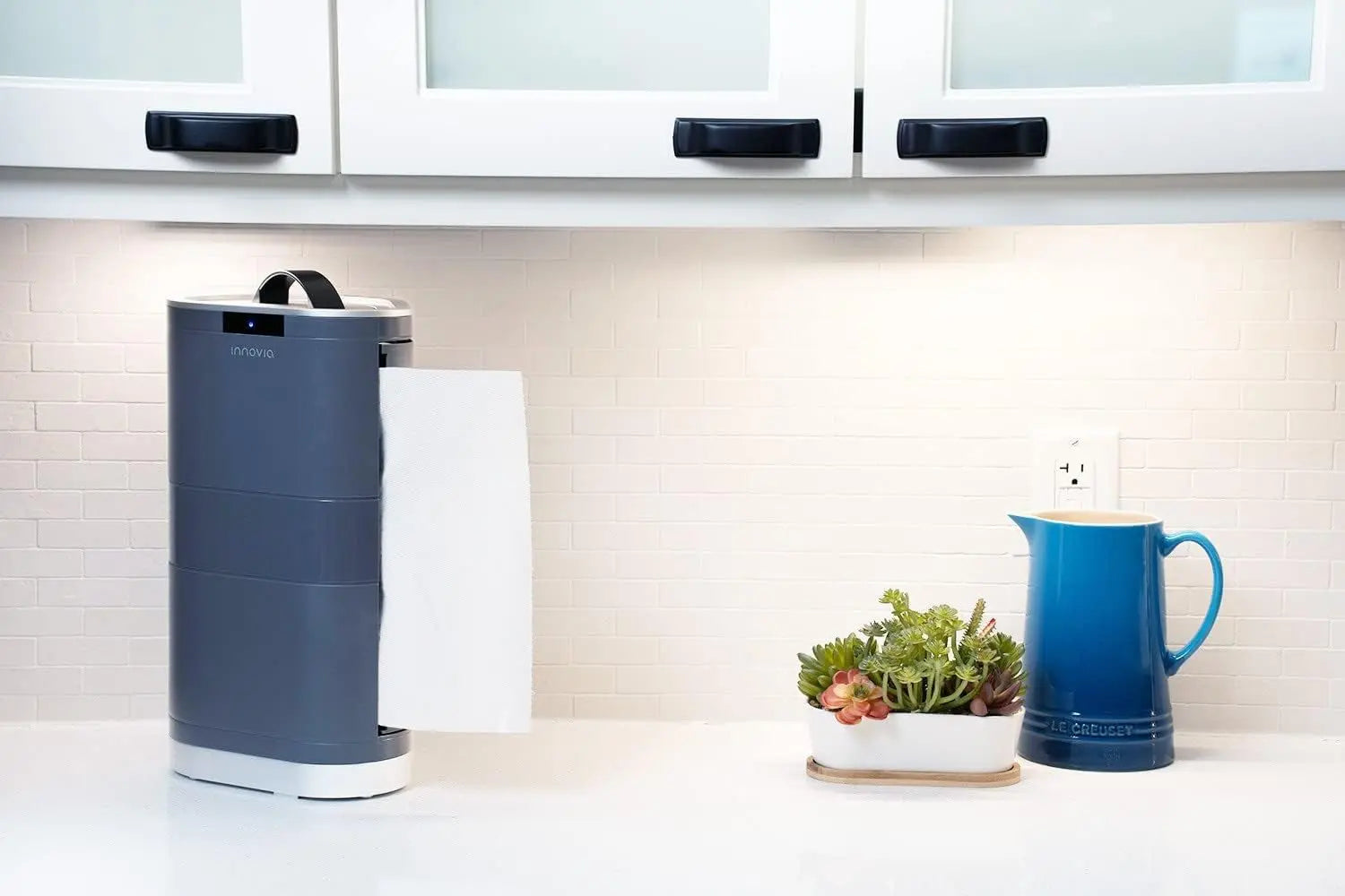 - Dispenser per Carta Da Appoggio, Senza Contatto, Colore: Grigio