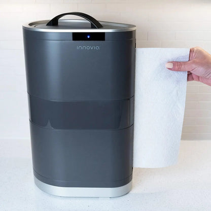 - Dispenser per Carta Da Appoggio, Senza Contatto, Colore: Grigio