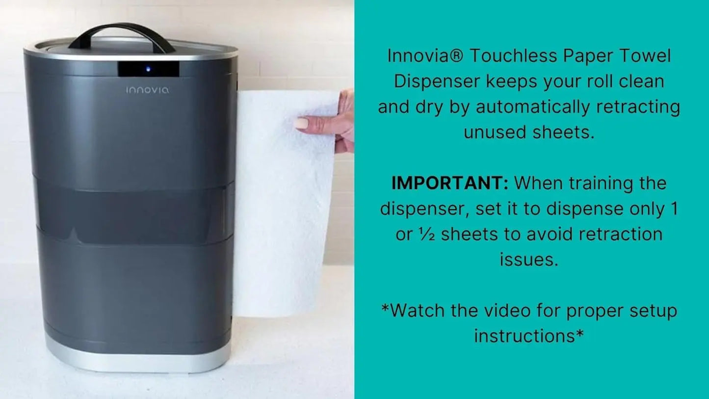- Dispenser per Carta Da Appoggio, Senza Contatto, Colore: Grigio