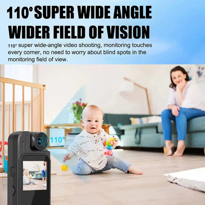 Mini Body Camera 1080P HD Sports Camera Infrared Night Vision Digital Video Recorder 1.3 Inch Bodycam Police Small Camcorder