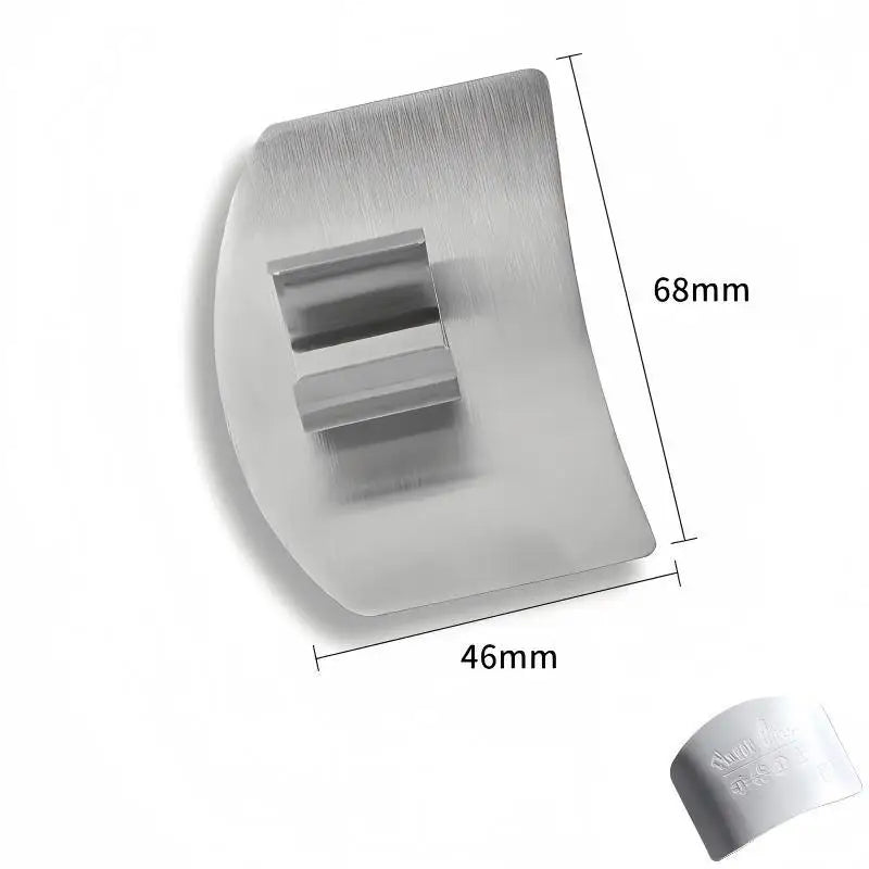 Stainless Steel Finger Guard Cut Resistant Vegetable Chopping Protector for Kitchen Cooking Food Slicing Tasks