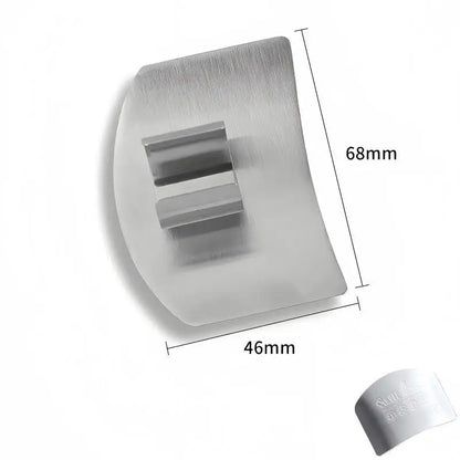 Stainless Steel Finger Guard Cut Resistant Vegetable Chopping Protector for Kitchen Cooking Food Slicing Tasks