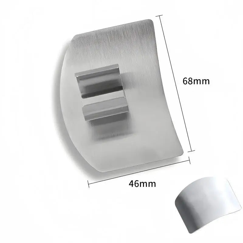 Stainless Steel Finger Guard Cut Resistant Vegetable Chopping Protector for Kitchen Cooking Food Slicing Tasks