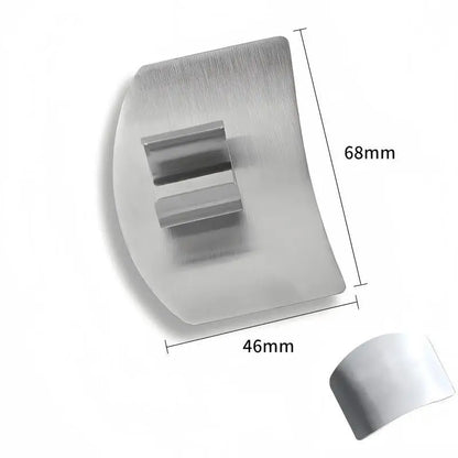 Stainless Steel Finger Guard Cut Resistant Vegetable Chopping Protector for Kitchen Cooking Food Slicing Tasks