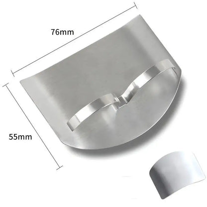 Stainless Steel Finger Guard Cut Resistant Vegetable Chopping Protector for Kitchen Cooking Food Slicing Tasks